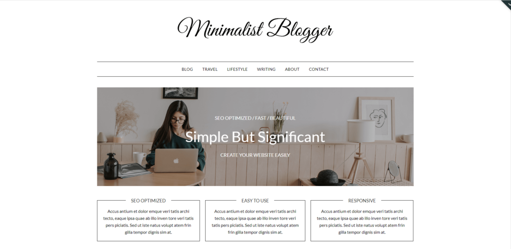 Minimalist Blogger