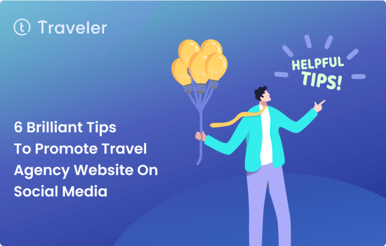 Promote Travel Agency Website on Social Media Home