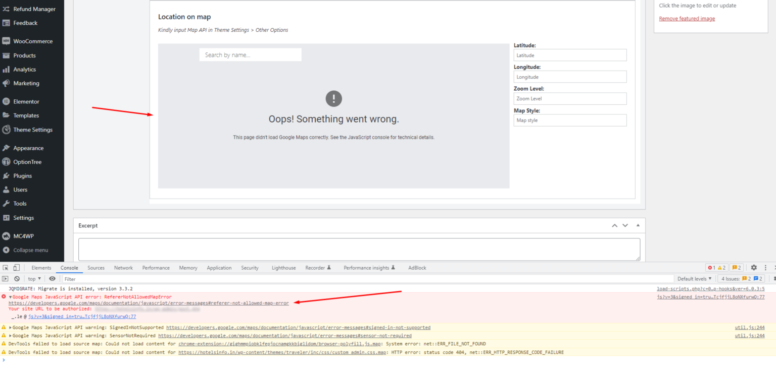 How to Configure Google Map API? TRAVELER THEME