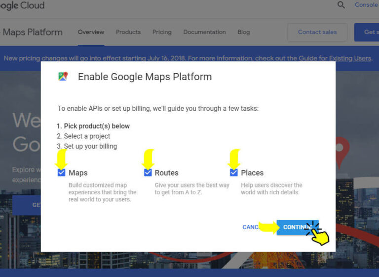 How to Configure Google Map API - Google API Image 2 768x563 