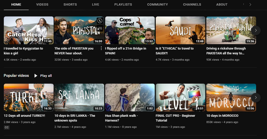 Secrets Of Successful Tourism YouTube Channels 3 Subscriber Growth 