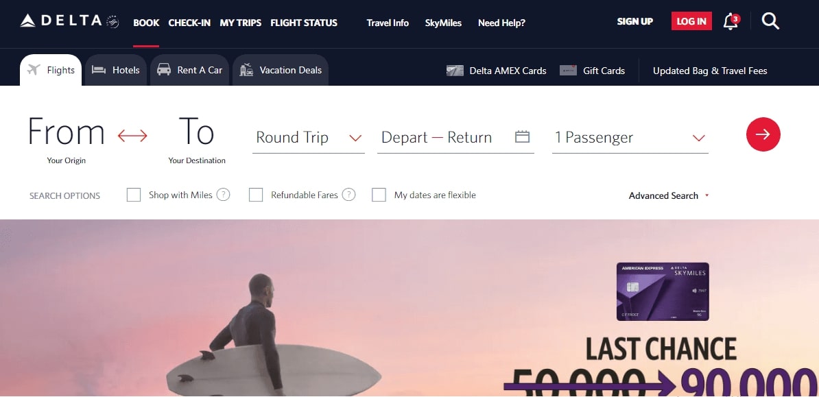 Online Travel Booking Process Image 1