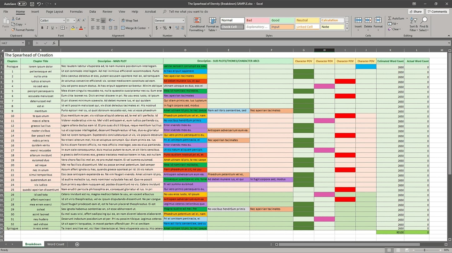 Excel Spreadsheets Image 2