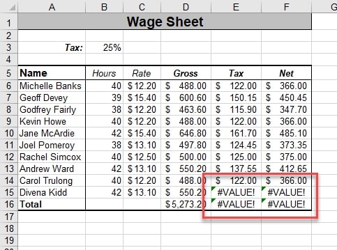 Excel Spreadsheets Image 3