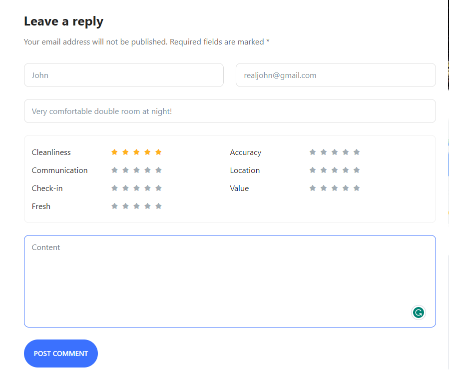 User Reviews and Rating for Tour Agency Image 6