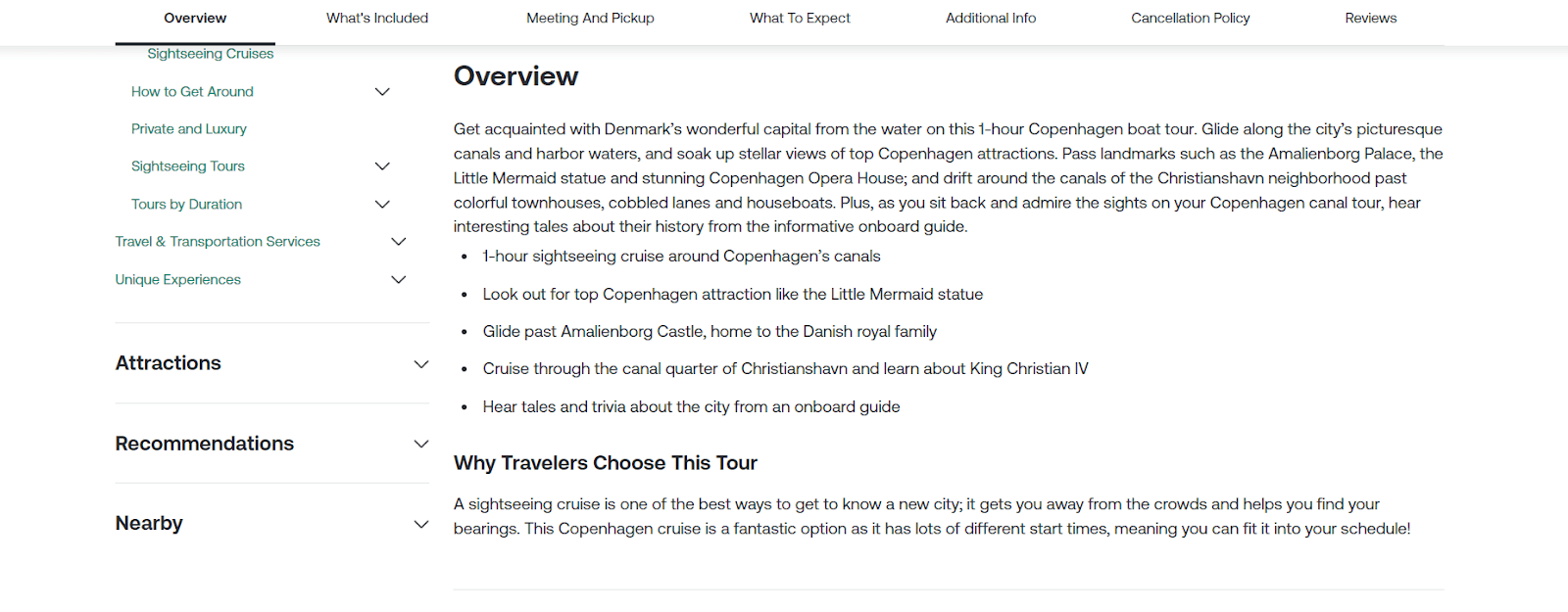 How to write the tour description Image 3